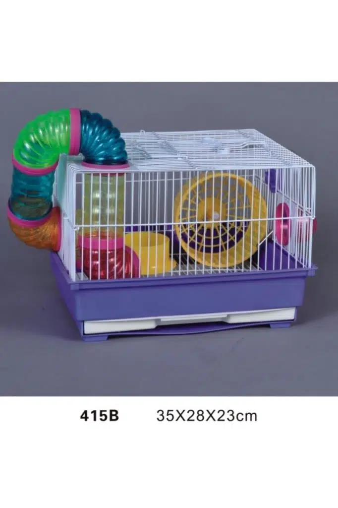 Dayang Hamster Kafes Takım 35x28x23 Aksesuarlar Dahildir.