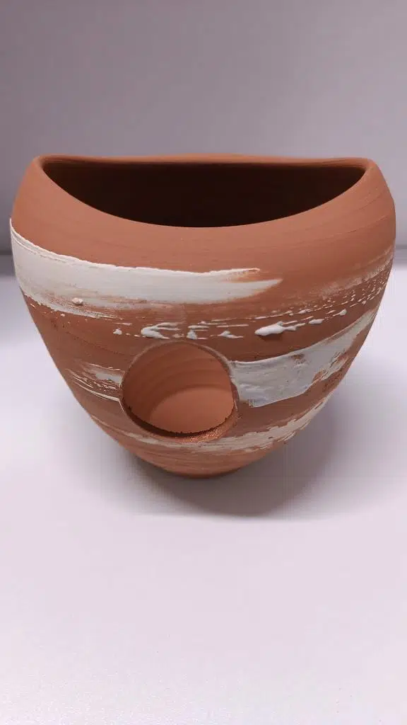 Netx Çömlek Büyük Vatoz Küpü 14x13 Cm Elips Ağızlı Akvaryum Dekoru 
