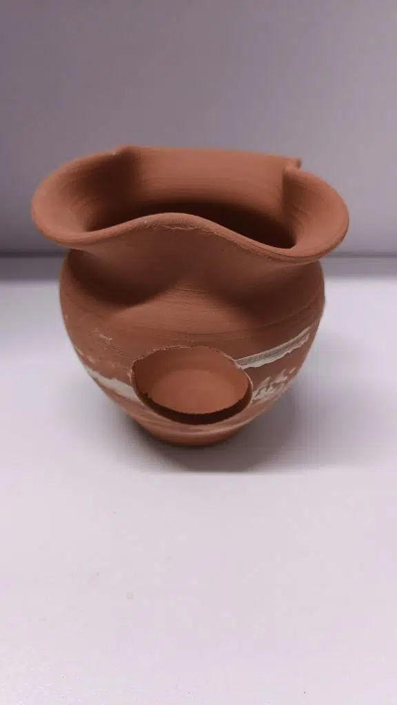 Netx Çömlek Vatoz Küpü küçük Büzgülü Saksı 10x10cm Akvaryum Dekoru 