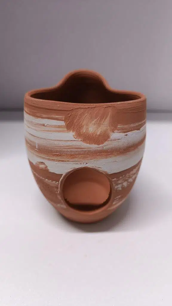 Netx Çömlek Vatoz Küpü küçük Üçgen Saksı 10x7cm Akvaryum Dekoru 